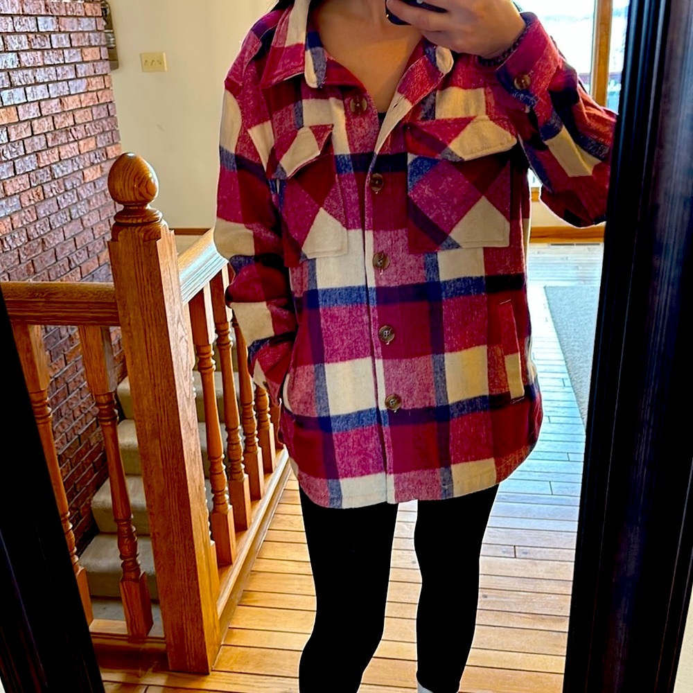 Plaid shacket - Picture 4 of 8